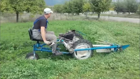 تصویر 4 از دروگر سه چرخ گندم با تعادل بالا برای برداشت دقیق